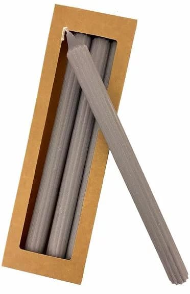 Kronljus Räfflade Lavendel 28cm 4-pack