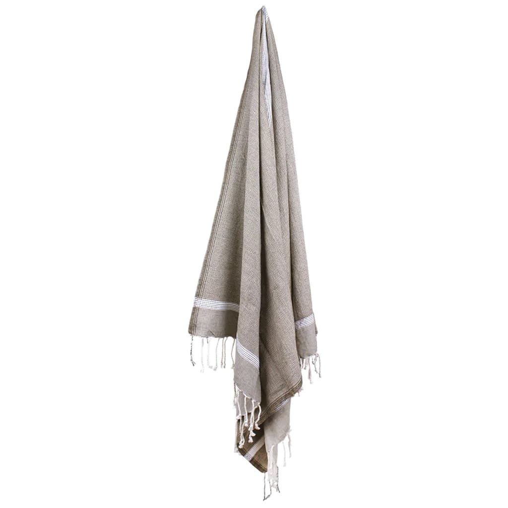Handduk/Duk Fouta Brun 100x200cm