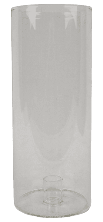 Lykta Kronljus Glas 10xH25cm