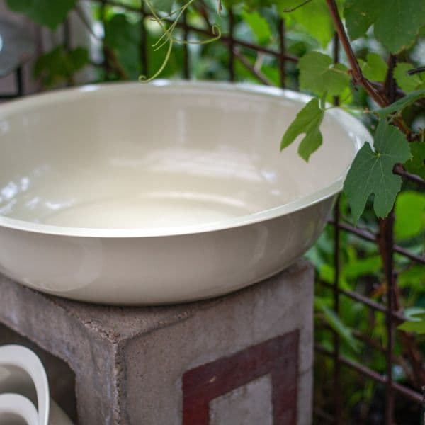 Zinkbalja Beige (Storlek: 40xH11cm) view 2