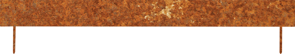 Rabattkantlist 1-pack Rost 110x10cm