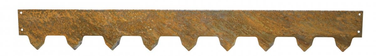 Rabattkantlist 3-pack 119cm Rost