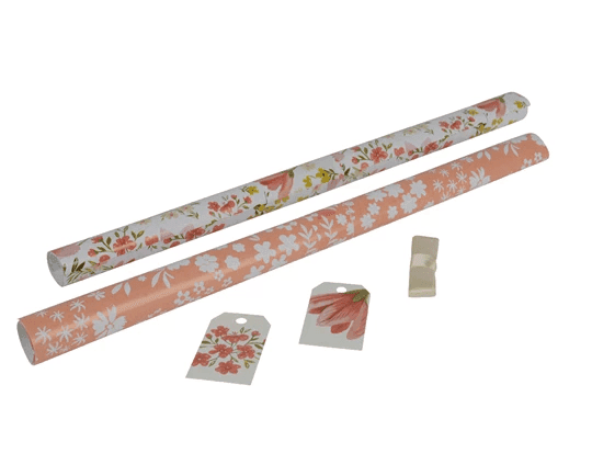 Presentpapper Blommor 2-pack view 2