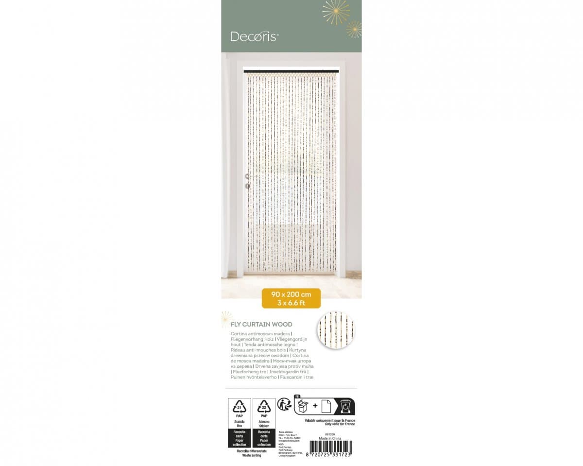 Bambu Gardin Brun 90xH200cm view 2