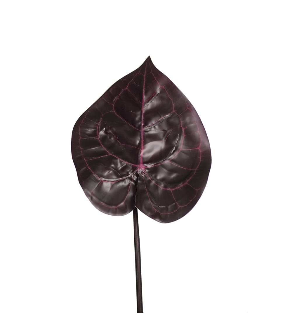 Blad Röd 45cm, Konstgjord