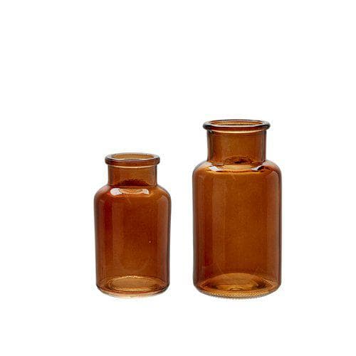 Glasvas Majda Brun  (Storlek: 6x10cm)
