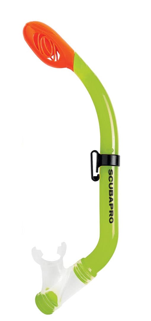 Scubapro snorkel Mini dry barn grön