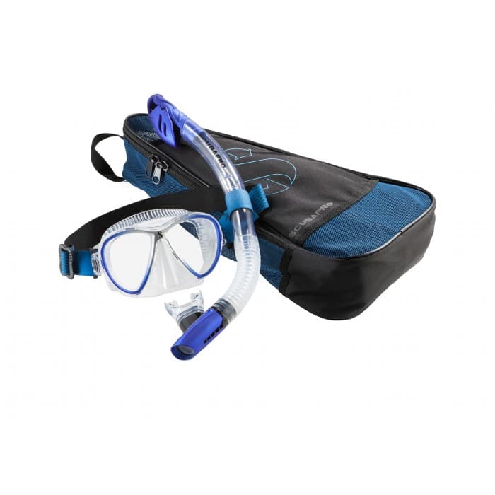 Scubapro snorkelset Synergy Twin COMBO Clear/Blue