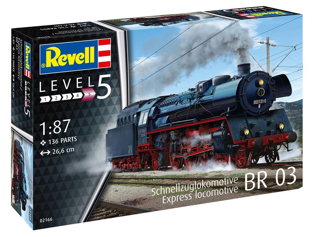 Revell Express-lok BR 03 med tender - 1:87 modelltåg