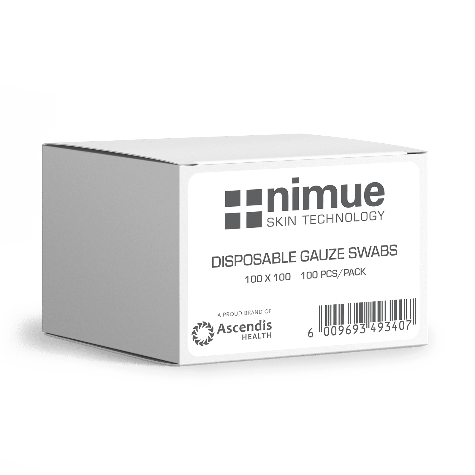 Nimue Gauze Swabs (100mm x 100mm) 100 stk