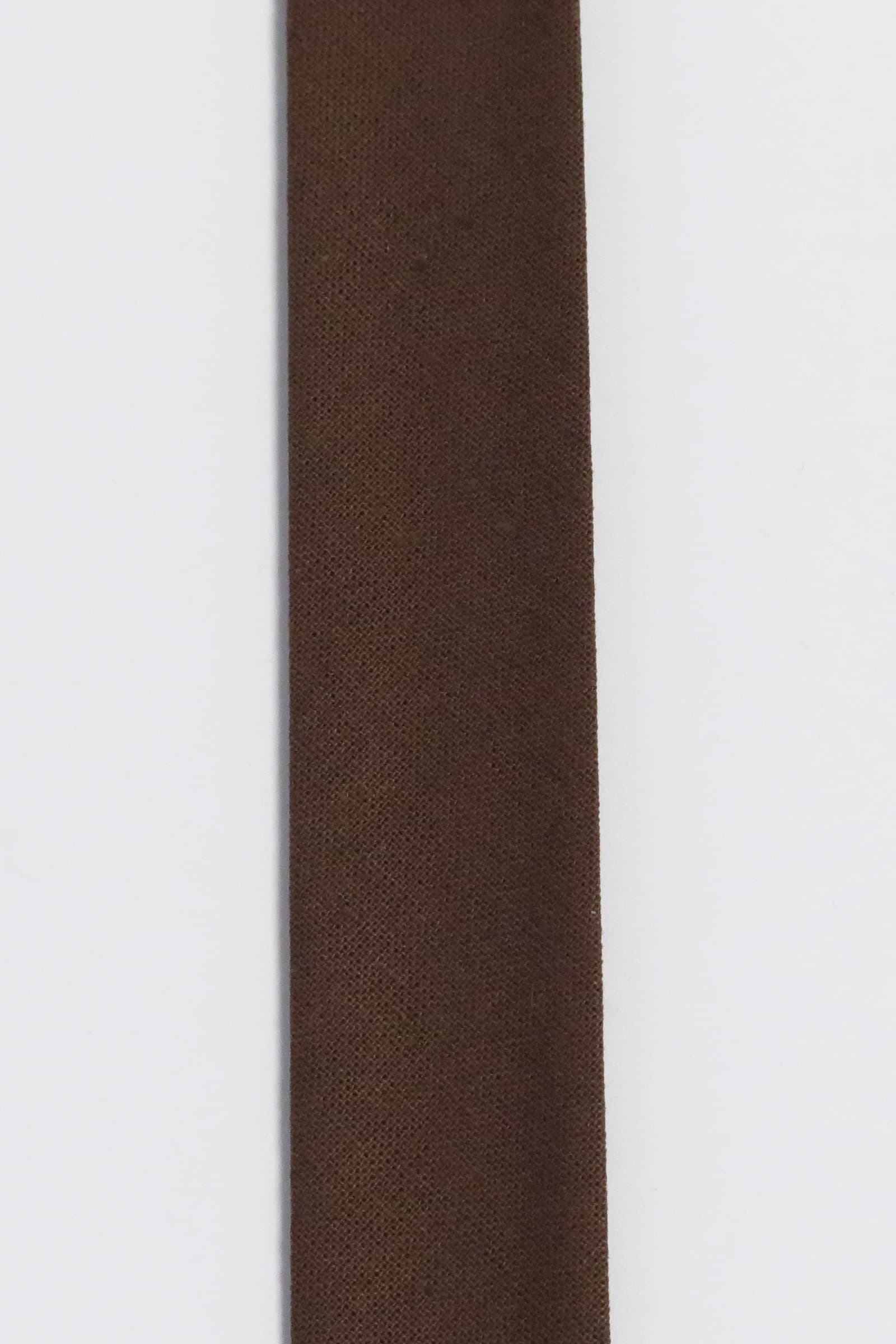Kantband/Snedslå Bomull 20 mm Bredd Fv 4187 Chokladbrunt