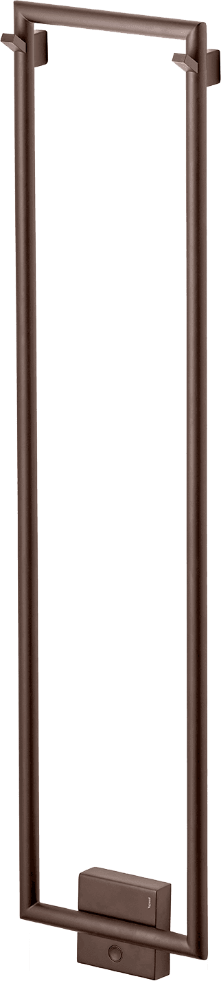 Badrumsradiator TW800-200 Stål Brun Borstad