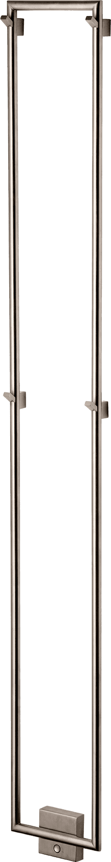 Badrumsradiator TW1500-200 Stål Borstad Nickel