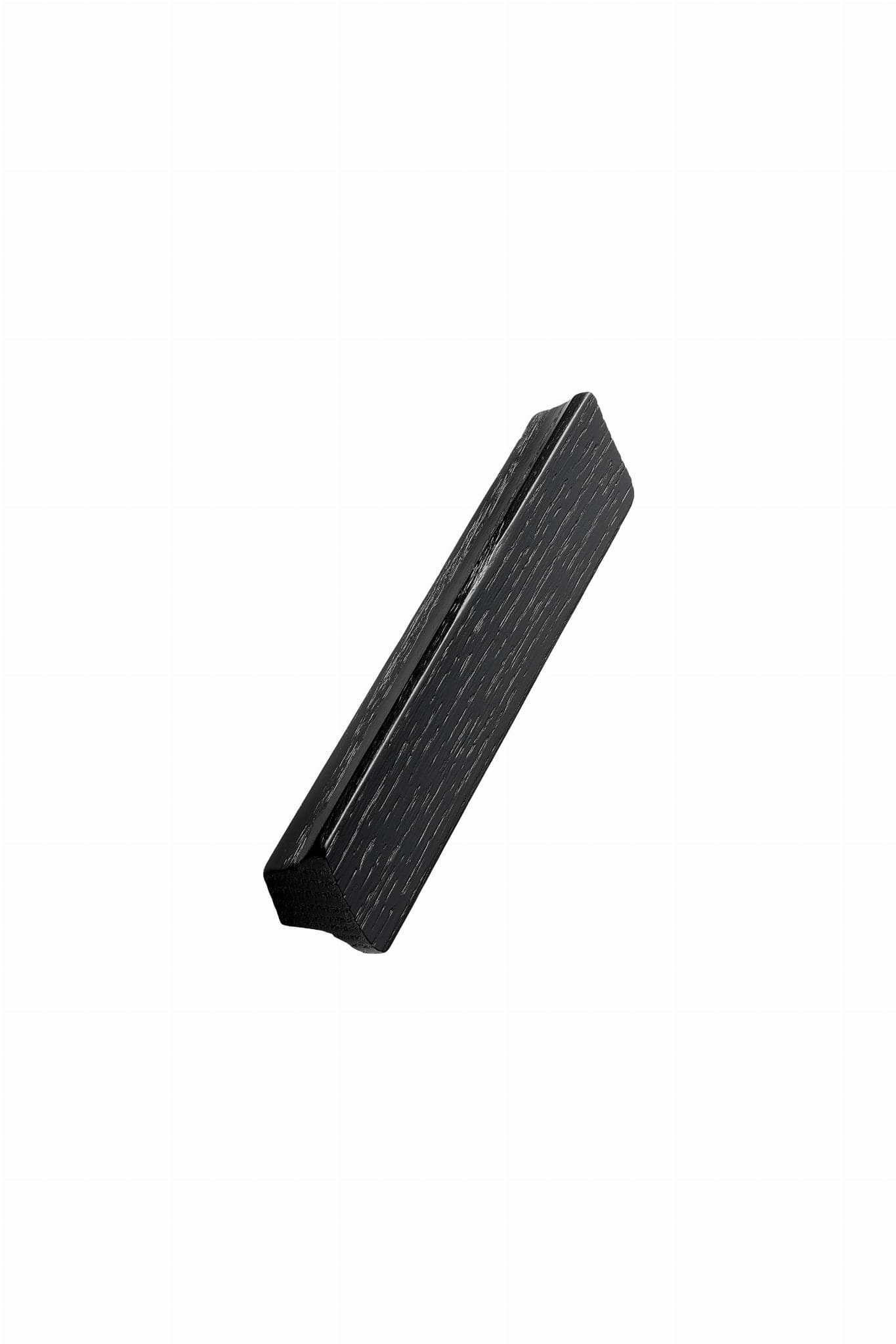 Avlångt möbelhandtag Ante 192 Wooden Black Ash
