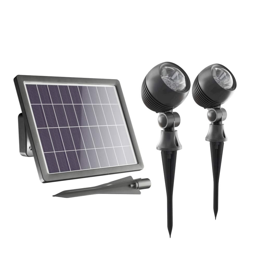 Globe Solcellsspotlights (set med 2 st.)