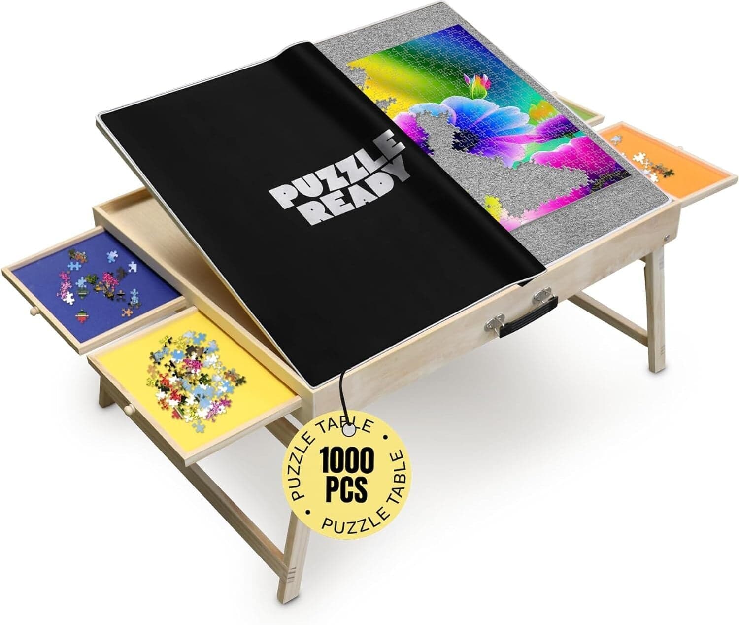 Puzzle Ready - Palapelilauta jaloilla, 1000 palalle