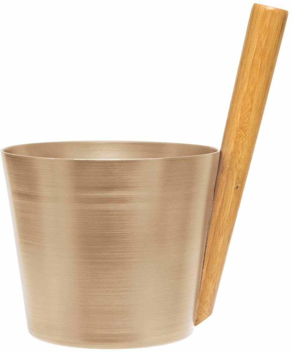 Avslappnad Bastuhink, 5l, aluminium, champagne