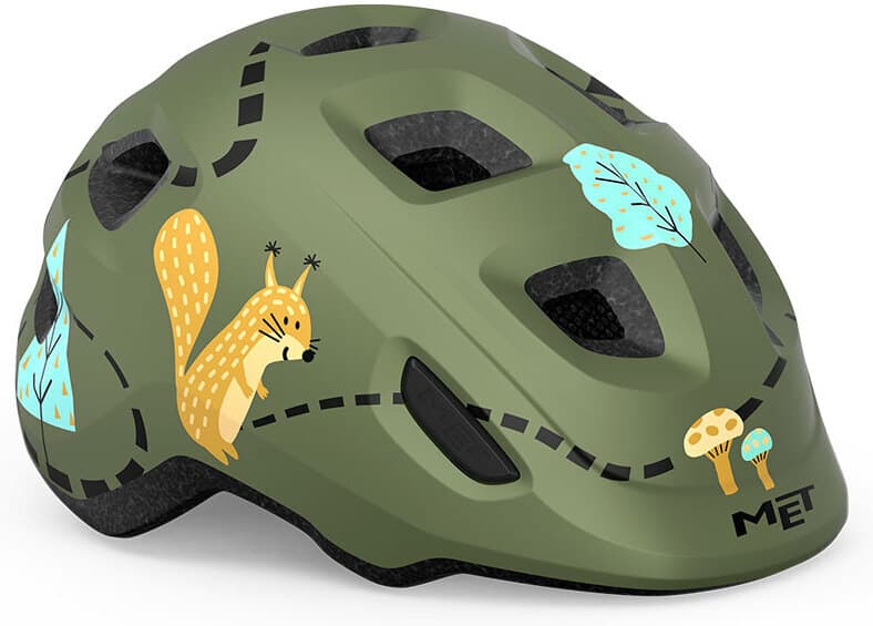 MET Hooray -cykelhjälm, 52-55 cm, grön