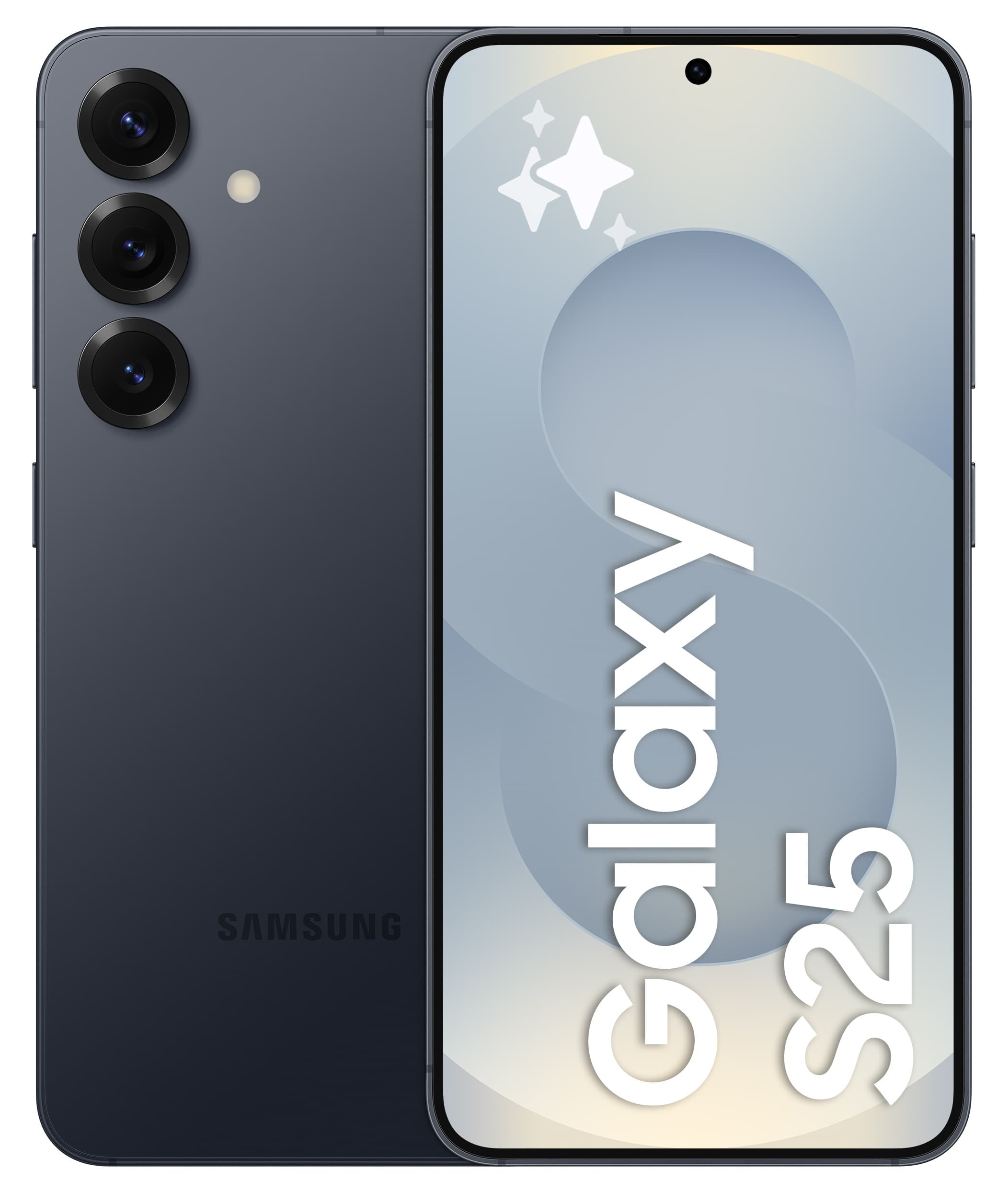 Samsung Galaxy S25 5G-telefon, 256/12 GB, Blåsvart