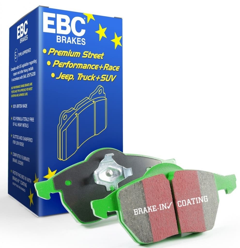 Bromsbelaggssats skivbroms Greenstuff DP61512 EBC