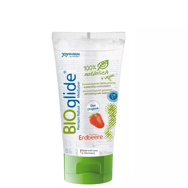 BIOglide® - 100 % naturligt glidmedel - jordgubbsarom