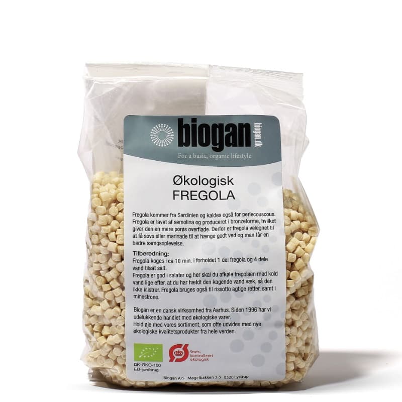 biogan - Ekologisk fregola  pärlcouscous