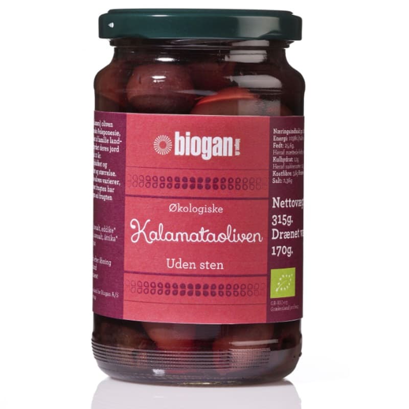 biogan - Ekologiska kalamataoliver utan kärnor