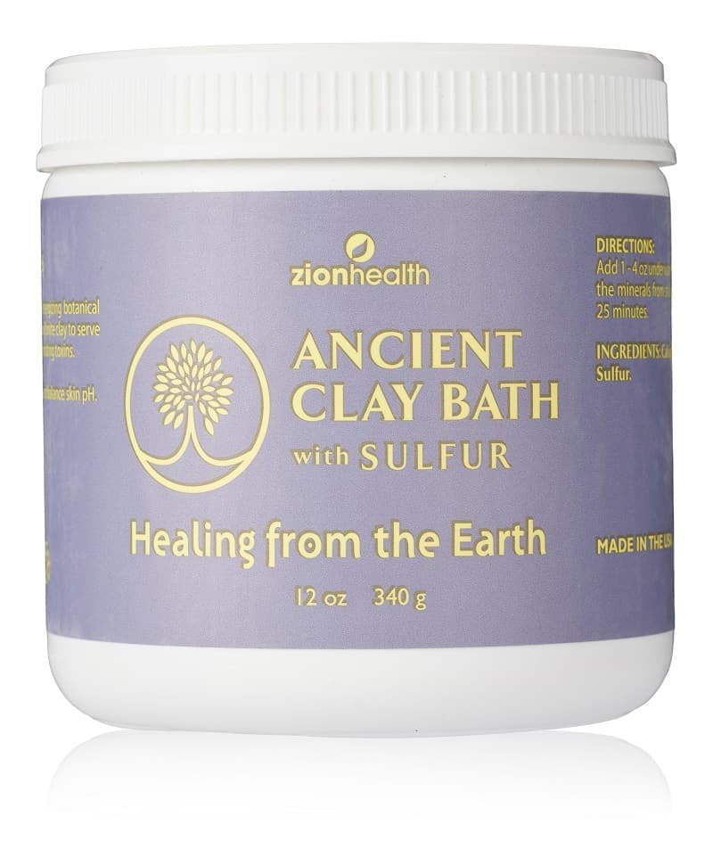Zionhealth - Ancient clay & Sulfur Bath Powder