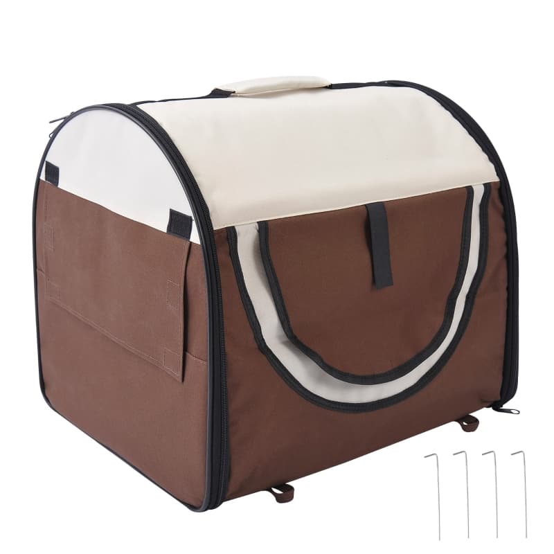 Transportväska för husdjur med kudde 61x46x51 cm
