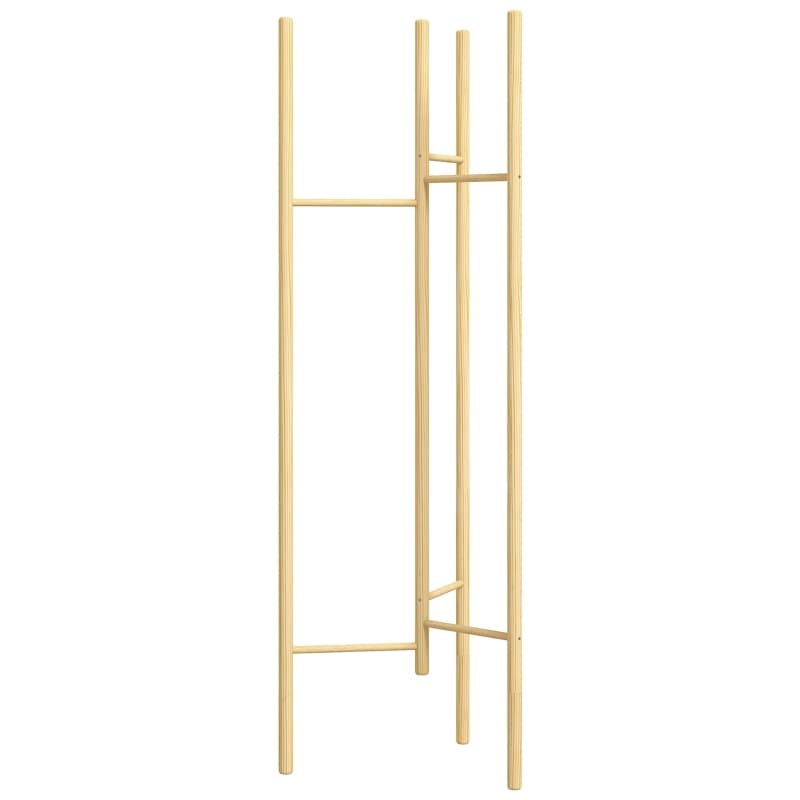 Klädställ sex stänger 62x52,5x160 cm