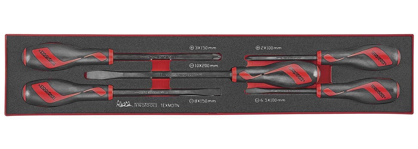 5-delars Skruvmejselsats Teng Tools TEXMDTN