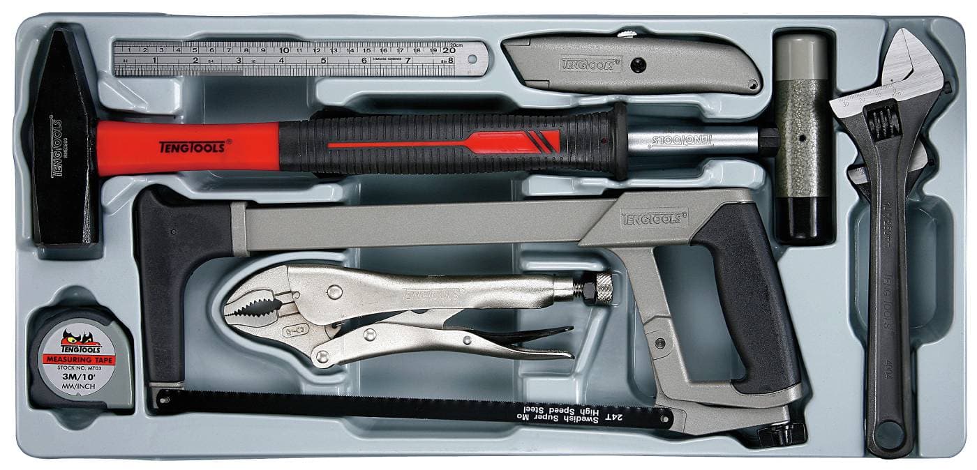9 delars Verktygssats Teng Tools TTPS09E