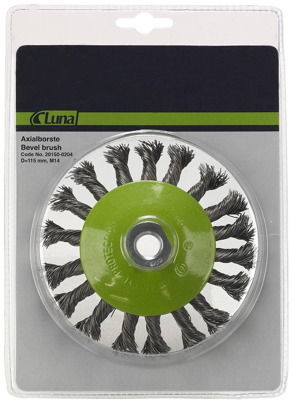 Axialborste 100 mm / 115 mm Luna