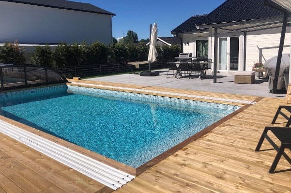 Thermopool Premium med pooltak, 10 x 5 x 1,5 m Persia Blå