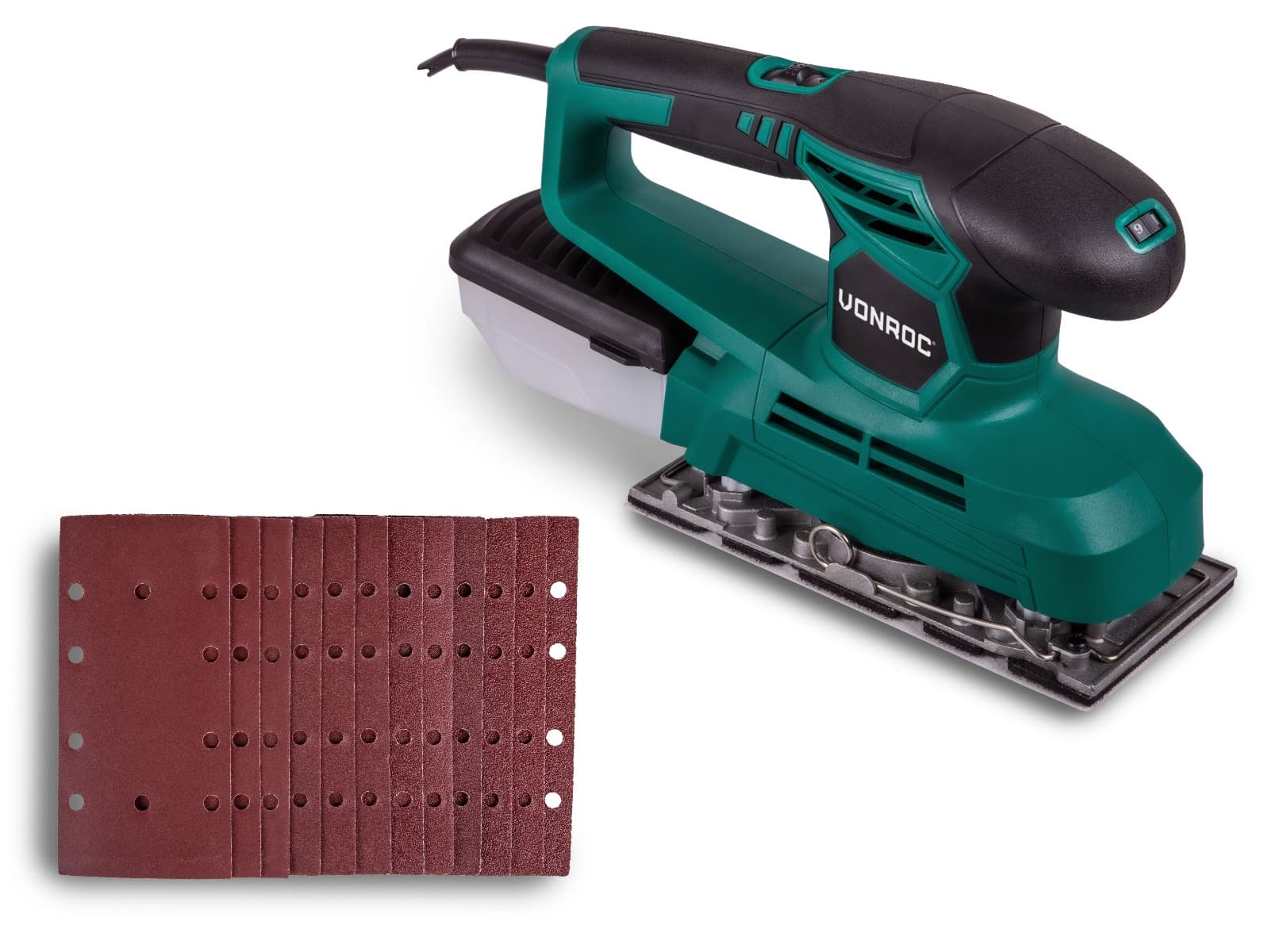 Planslip 240W | Inkl. dammupptagning och 12 slippapper