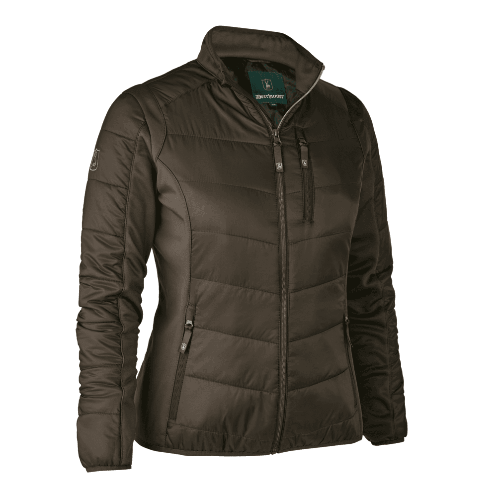 Deerhunter  Lady Heat vadderad jacka med värmepanel dam - 40 - Wood