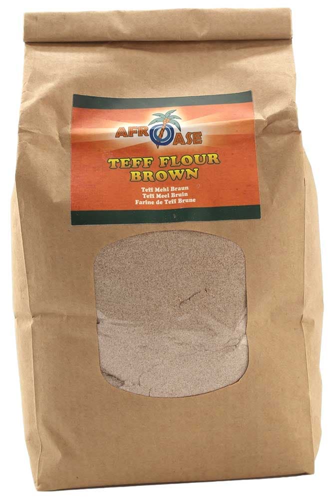 Afroase Teff Mjöl, Brun 1 kg