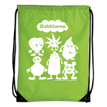Babblarna gympapåse, limegrön