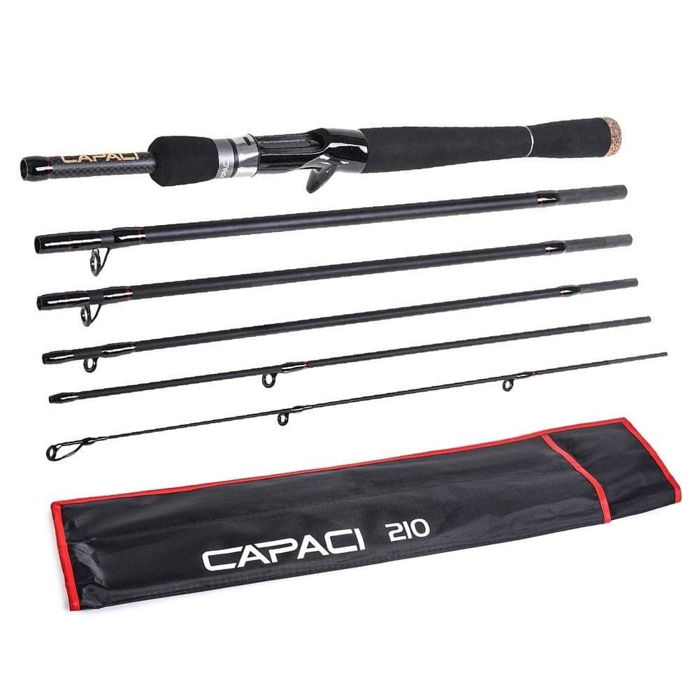 CAPICI carbon Teleskopisk fiskespö 128g / 2,1m - Gjutning