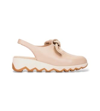 Wonders för kvinnor. C-7602 Läderskor Simon02 beige (41), Hud, 3 till 5 cm, Ingen, Casual