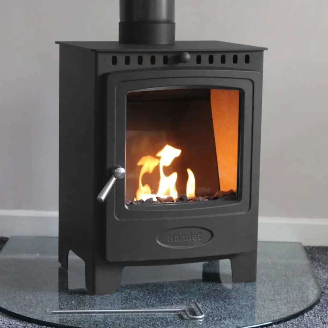 Hamlet Solution 5 Graphite Grå Arada  | Etanolkamin-shop.se | Fristående etanolkamin