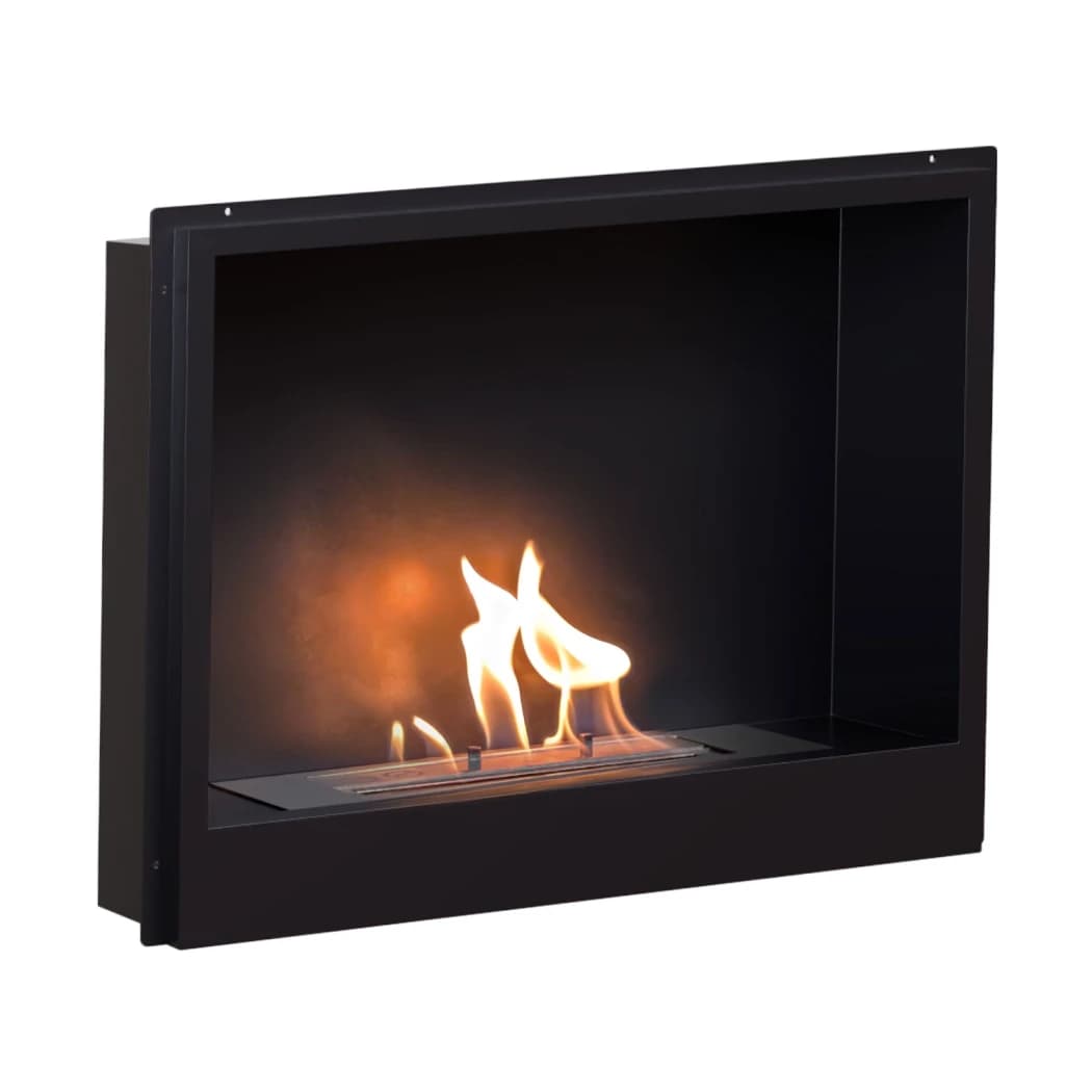 Surtur 23" Bioetanol Eldstad Insats av ScandiFlames – 1,8L Brännare, 3kW Värmeeffekt, Upp till 5,5 Timmars Brinntid