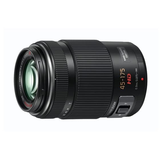 Panasonic Lumix G X Vario PZ 45-175/4,0-5,6 ASPH. OIS Svart (Micro 4/3), Panasonic