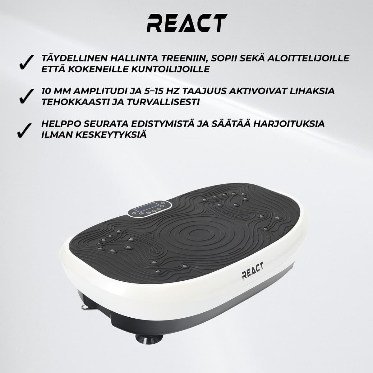 React Vibrationsplatta 1000 view 2