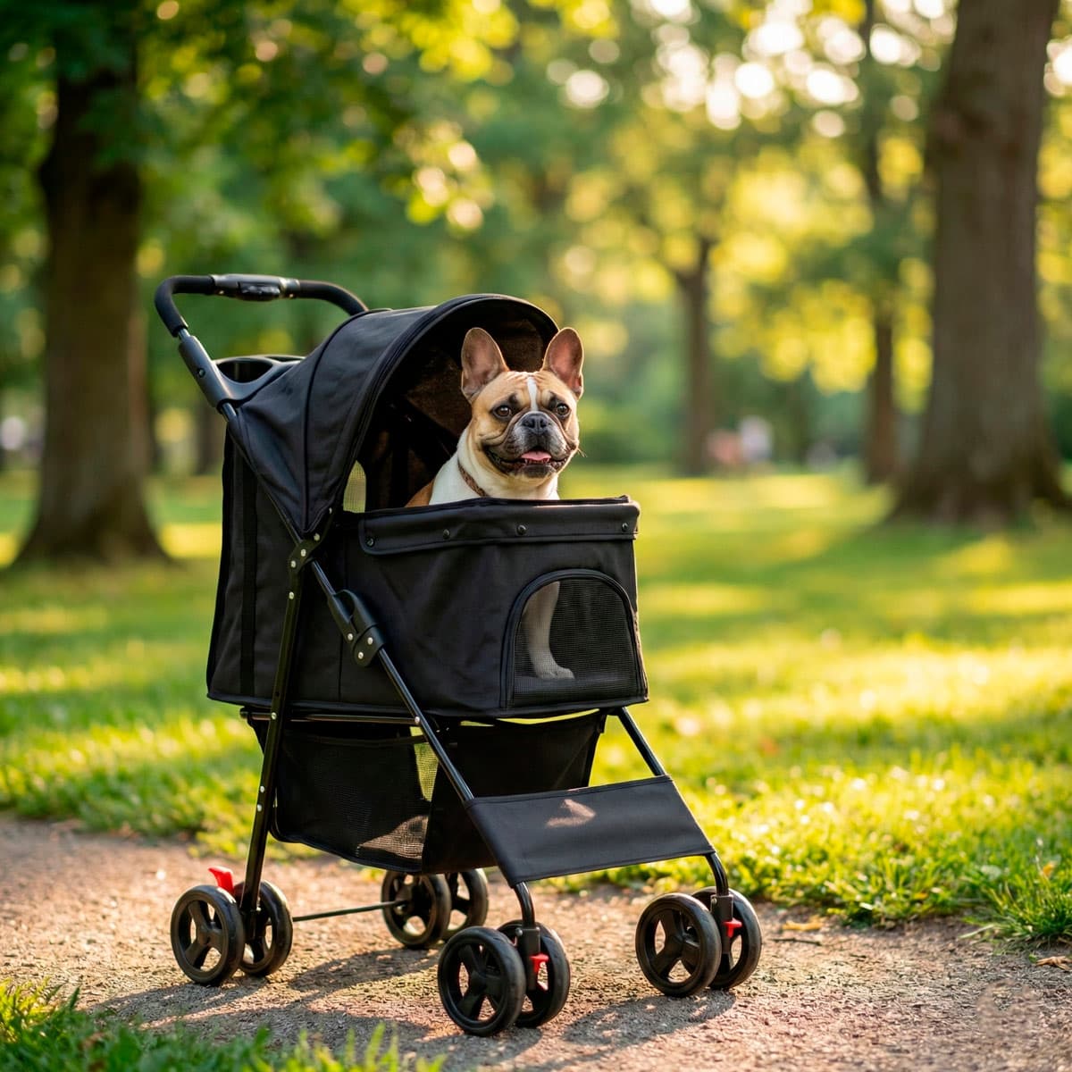 Trekker Hundvagn 15 kg, Svart view 2