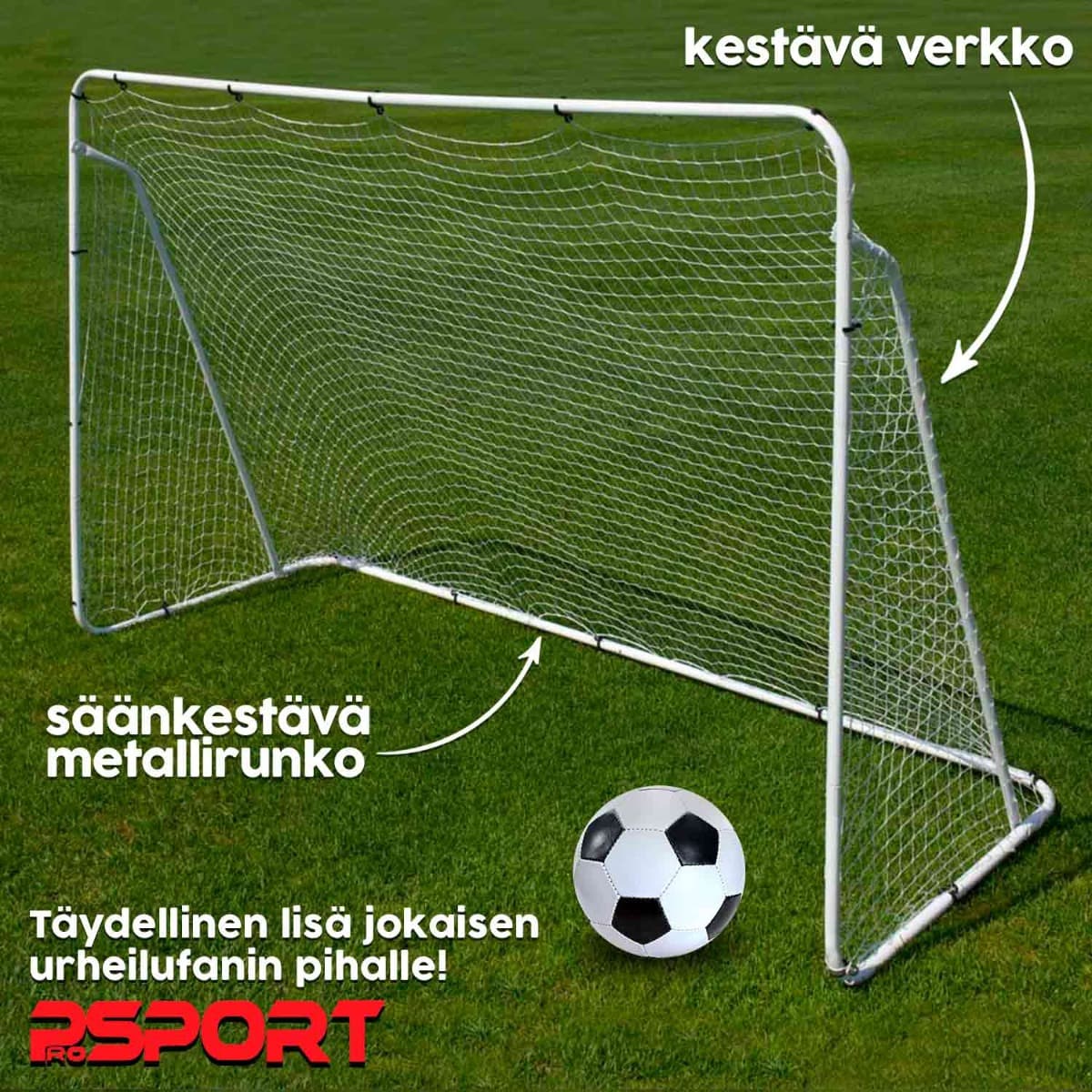 Prosport Fotbollsmål Real 240 x 150 cm view 2