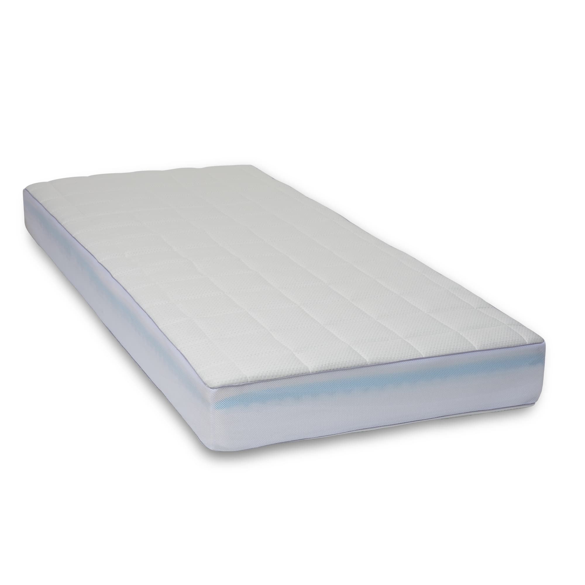 Natur latex madrass 70x200 - Höjd 18 cm - 5 zoner - Lyxig skummadrass medium/fast - Vändbar - Madrass med svalkande naturlatex topp - Nature By Borg
