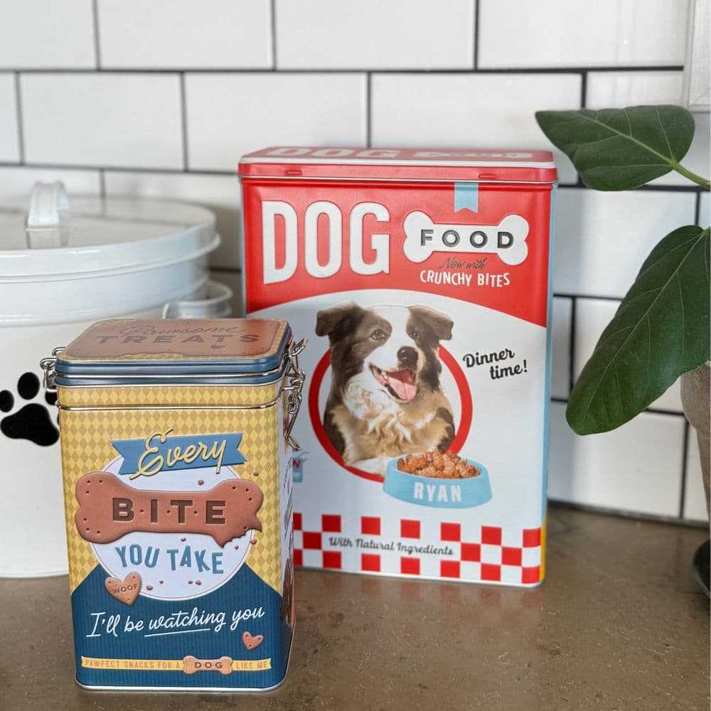 Hundmatsburk dog food röd/blå 4 liter view 2
