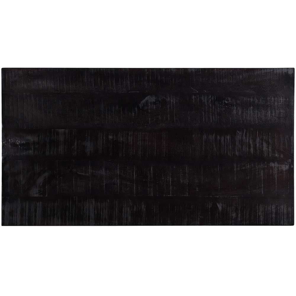 Träbordsskiva i Svart mangoträ 130 x 70 cm