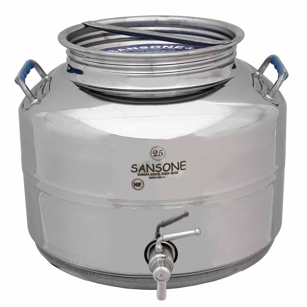 Vattentank 25 liter rostfri sansone